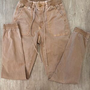 American Eagle Outfitters Beige Joggers